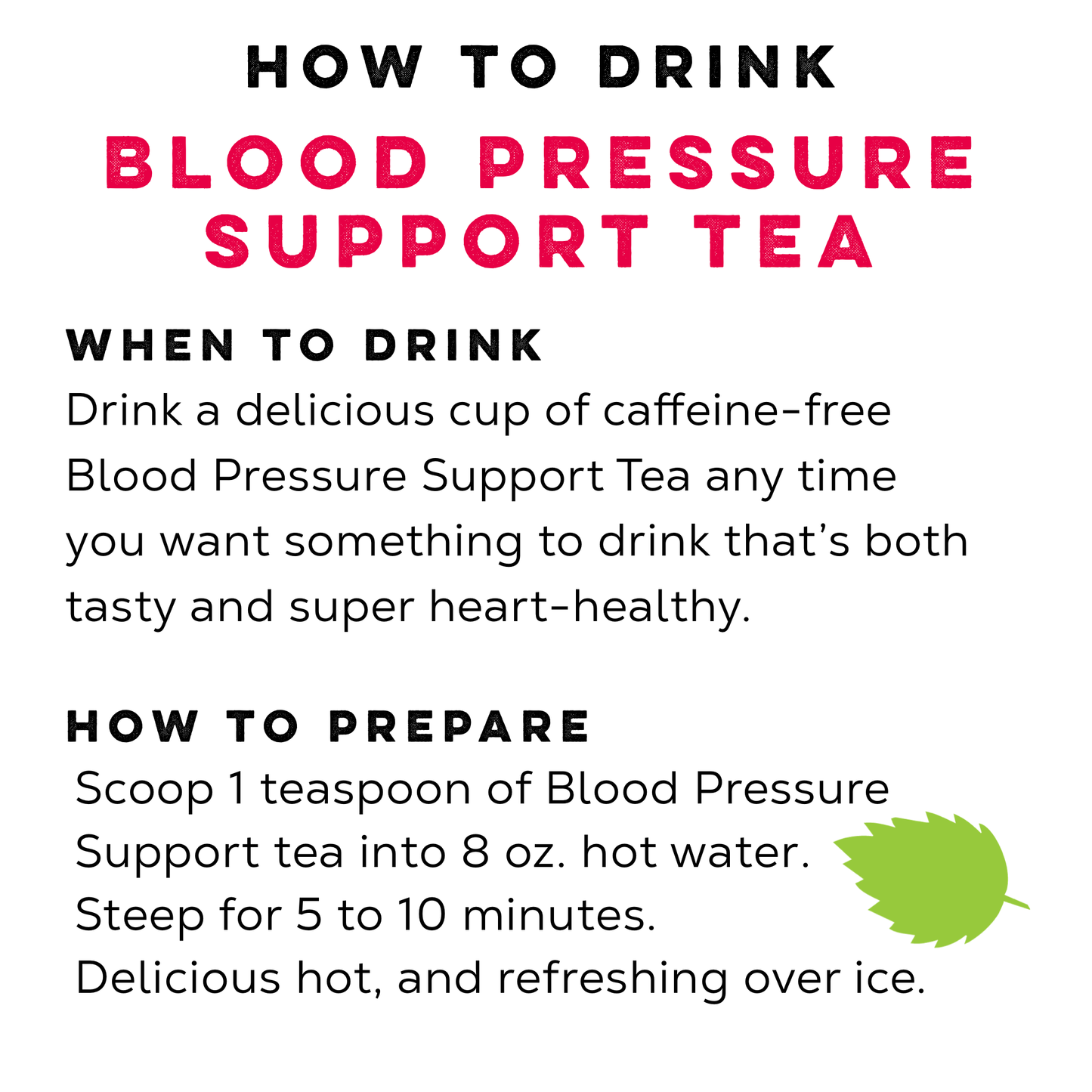 Loose Leaf Tea Market - Blood Pressure Support Tea