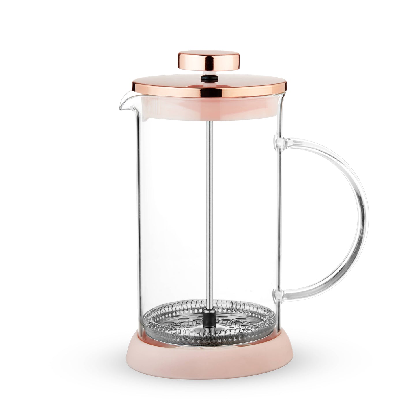 Pinky Up - Riley™ Glass Portable Mini Coffee & Tea Press Pot - 12oz