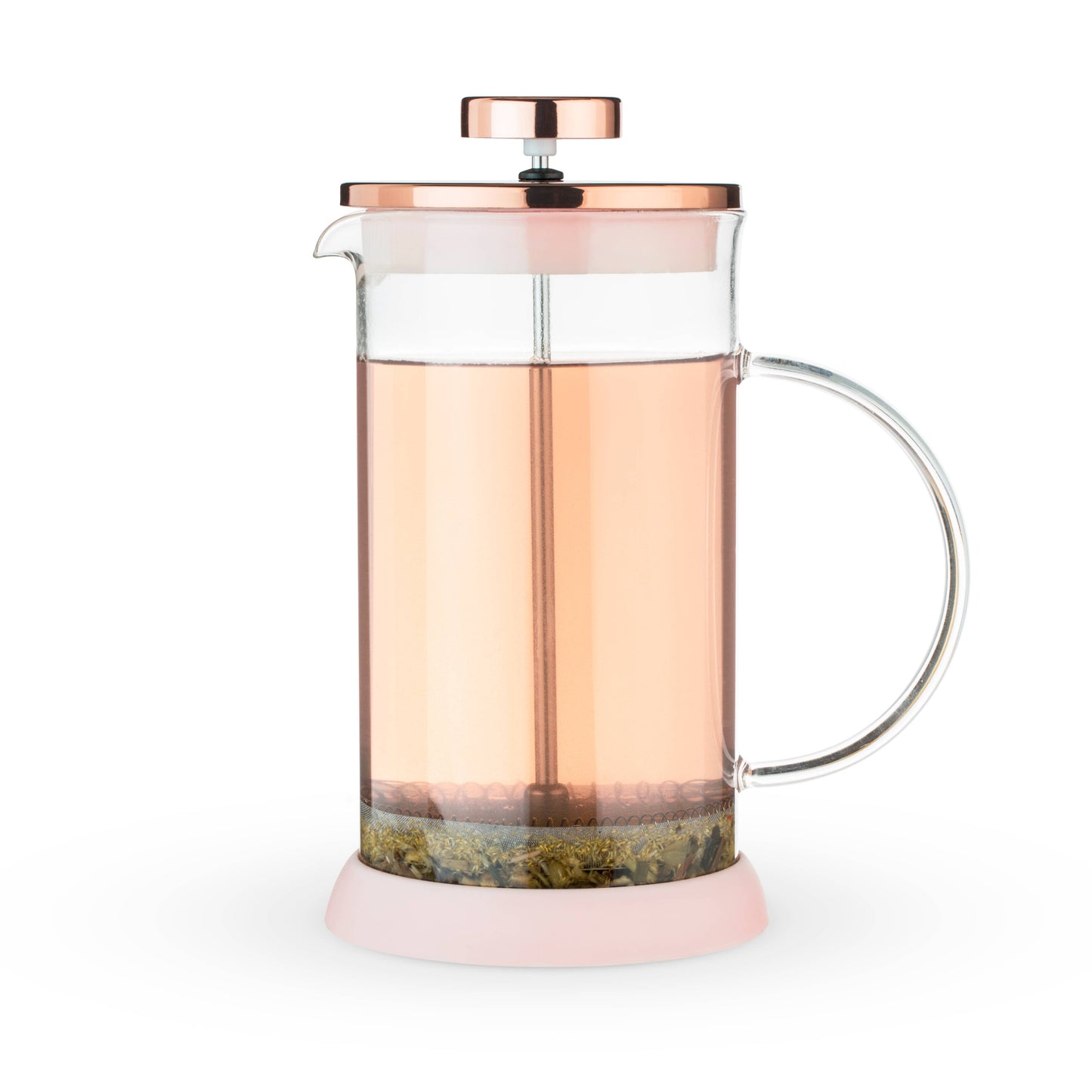 Pinky Up - Riley™ Glass Portable Mini Coffee & Tea Press Pot - 12oz