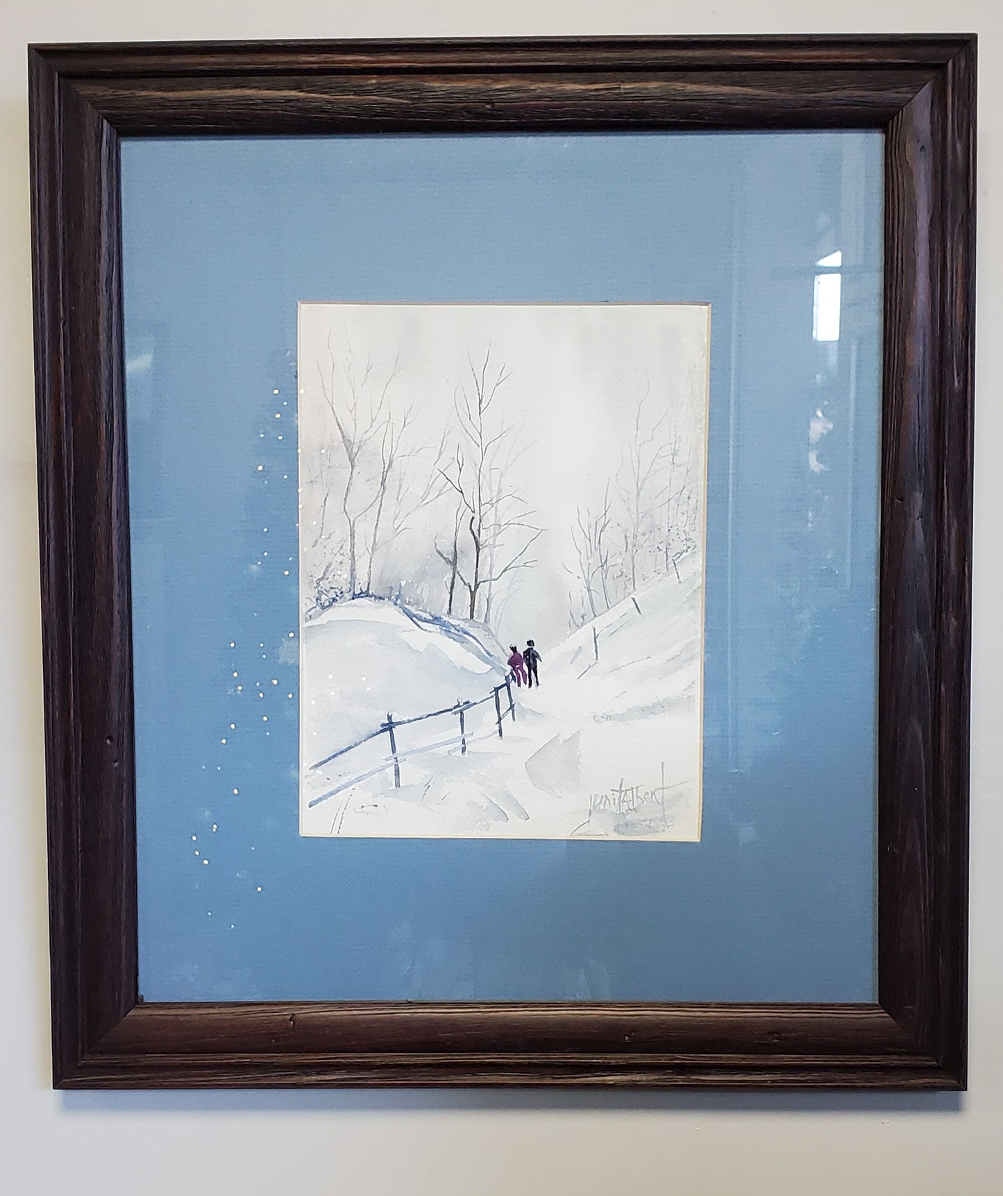 Couple in Snow by Judi Talbert