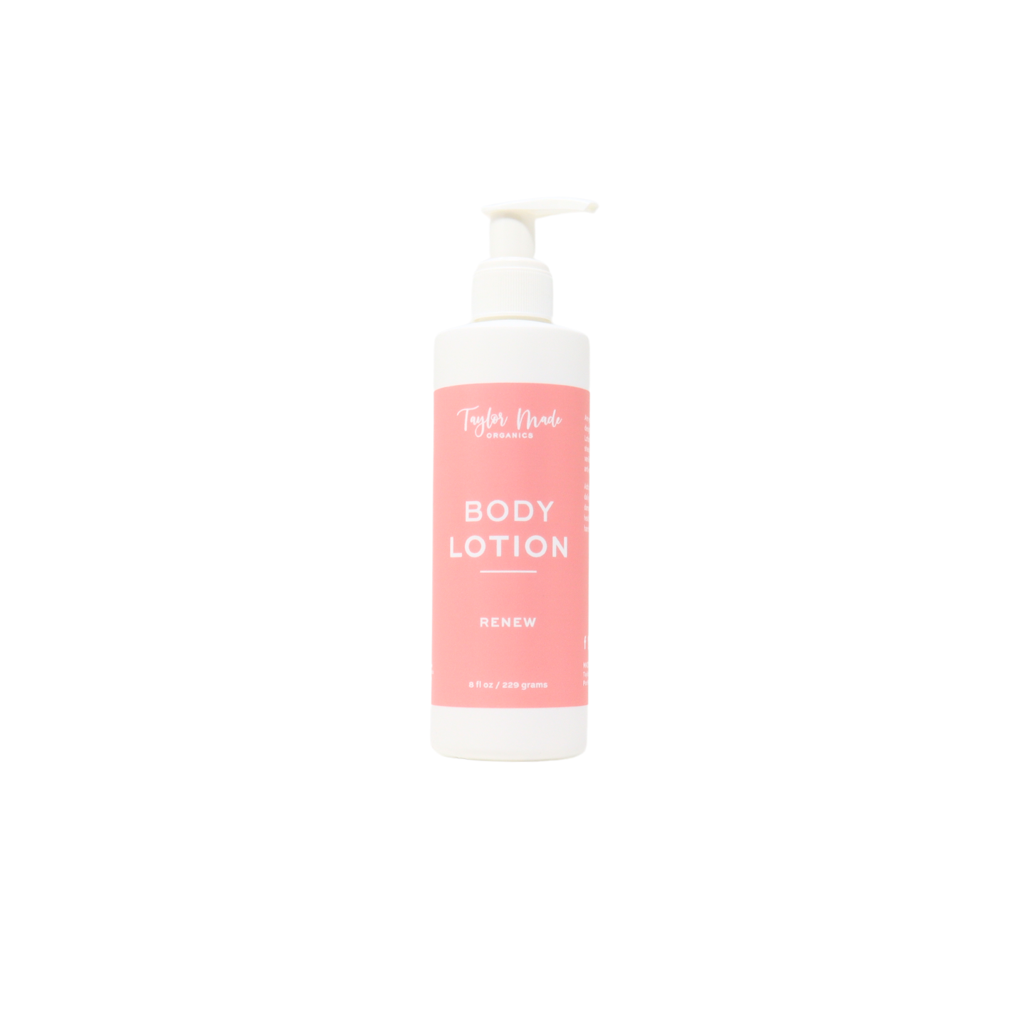 Taylor Made Organics - Renew Organic Lotion with Hyaluronic Acid: 2oz