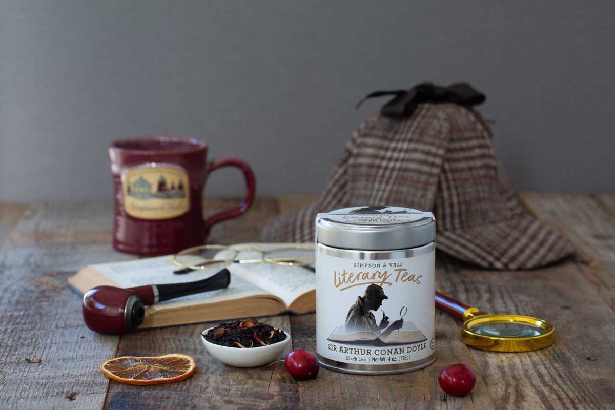 Simpson & Vail - Sir Arthur Conan Doyle's Black Tea Blend - 4 Ounce Tin - Lavenders Blue Home and Body Boutique
