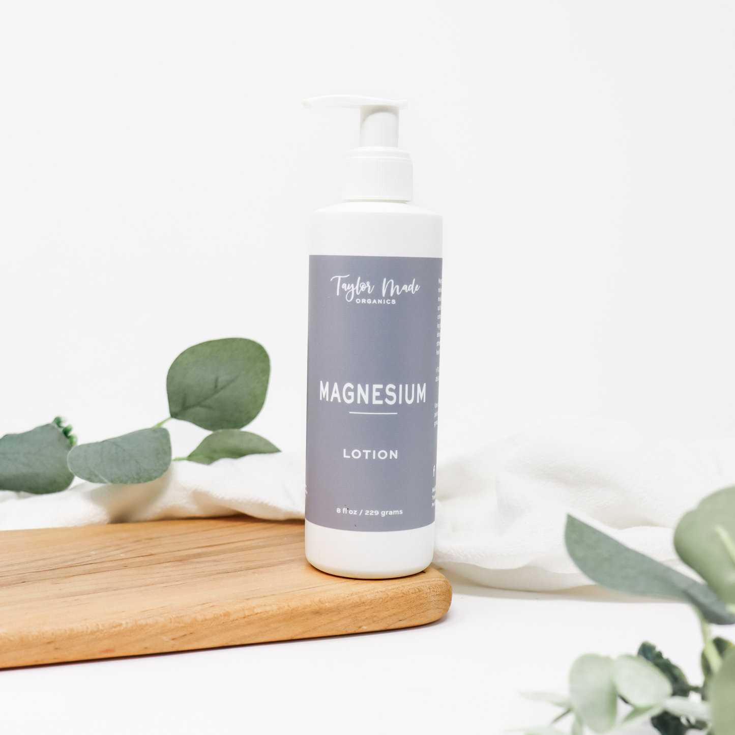 Magnesium Organic Lotion: 2oz Taylor Made Organics