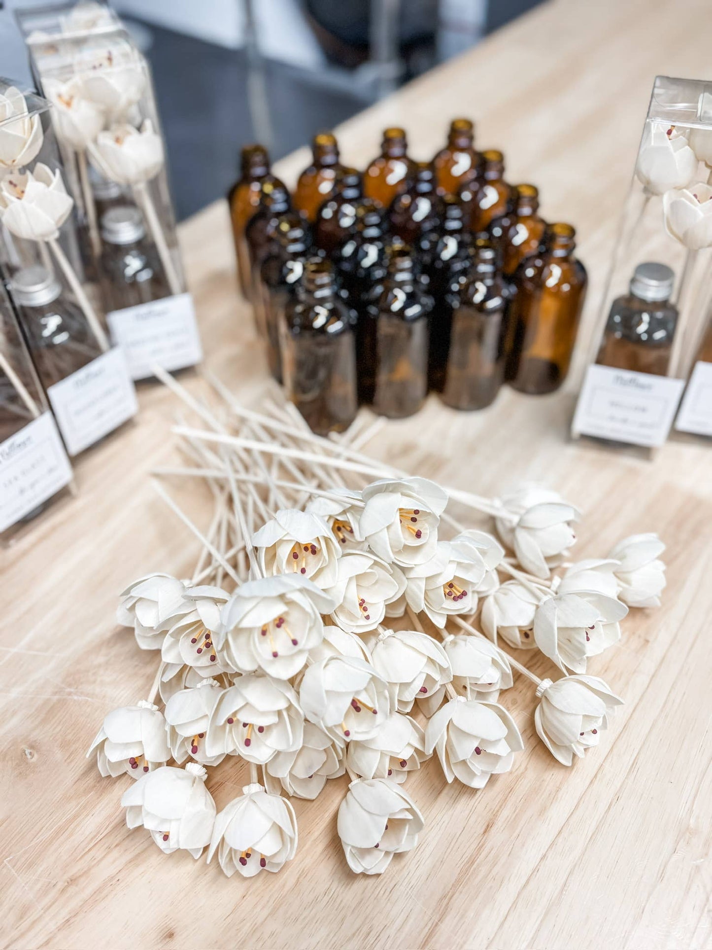 Woodstock Floral Reed Diffuser | Long-Lasting Scent | Clean & Flameless Fragrance