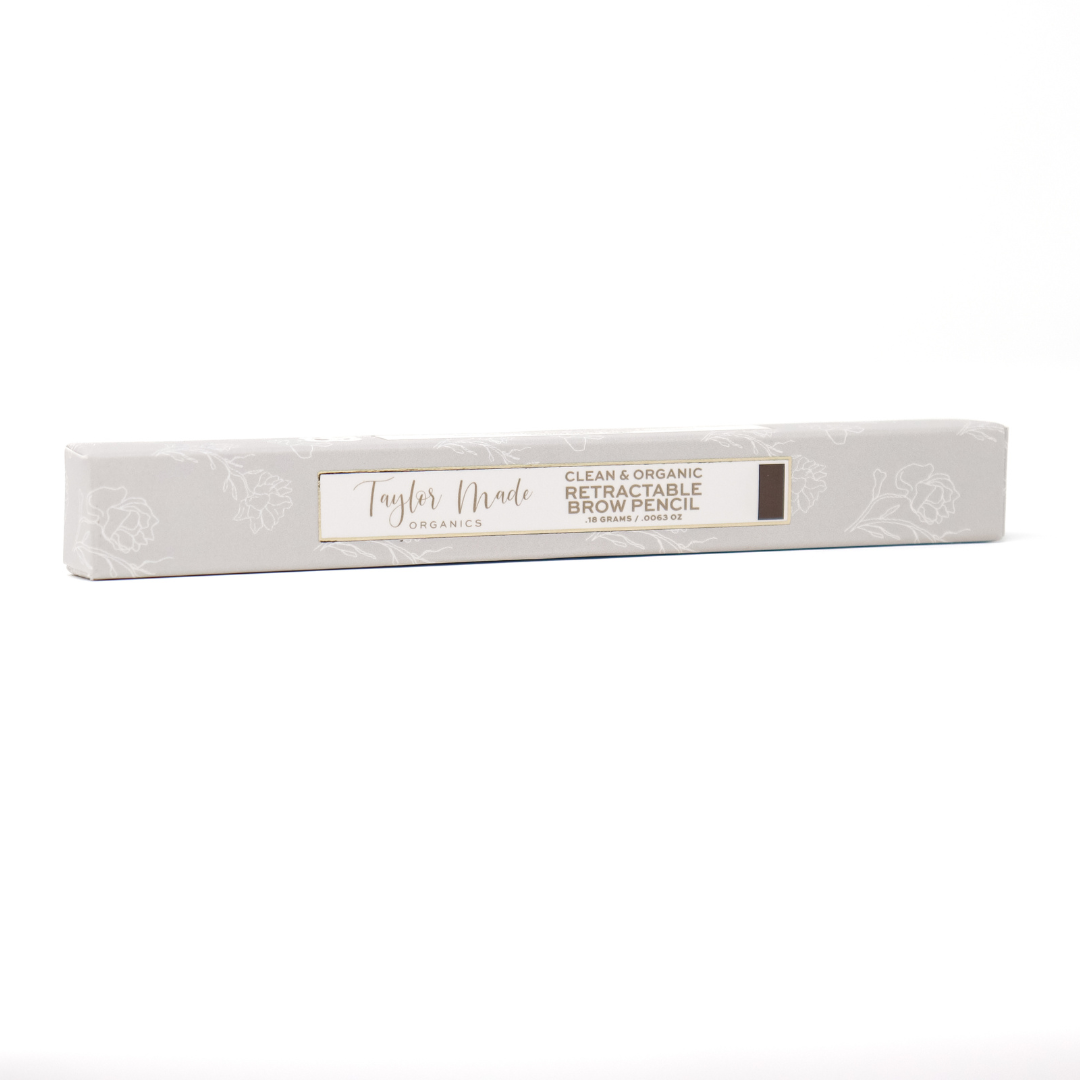 Deep Taupe Retractable Brow Pencil - natural + vegan: Taylor Made Organics