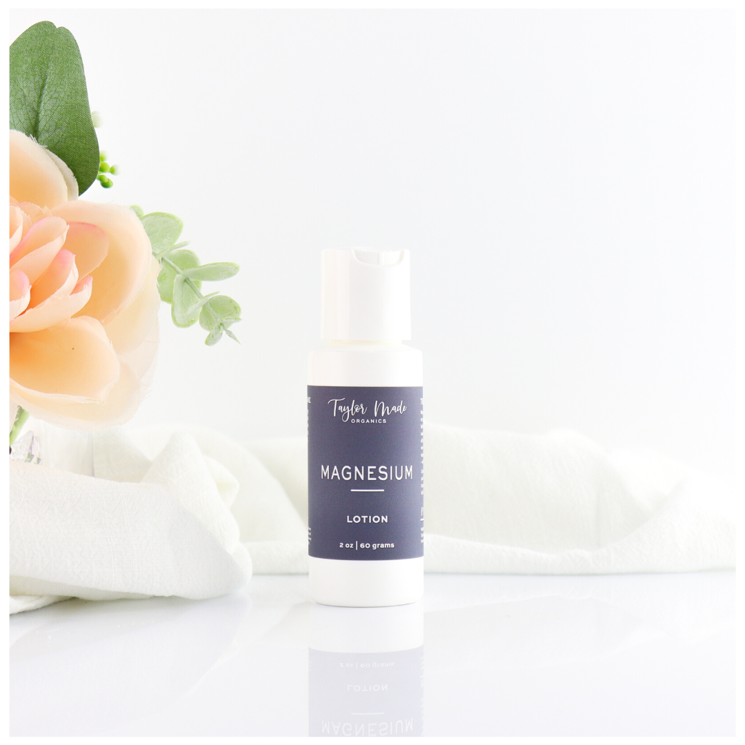 Magnesium Organic Lotion: 2oz Taylor Made Organics