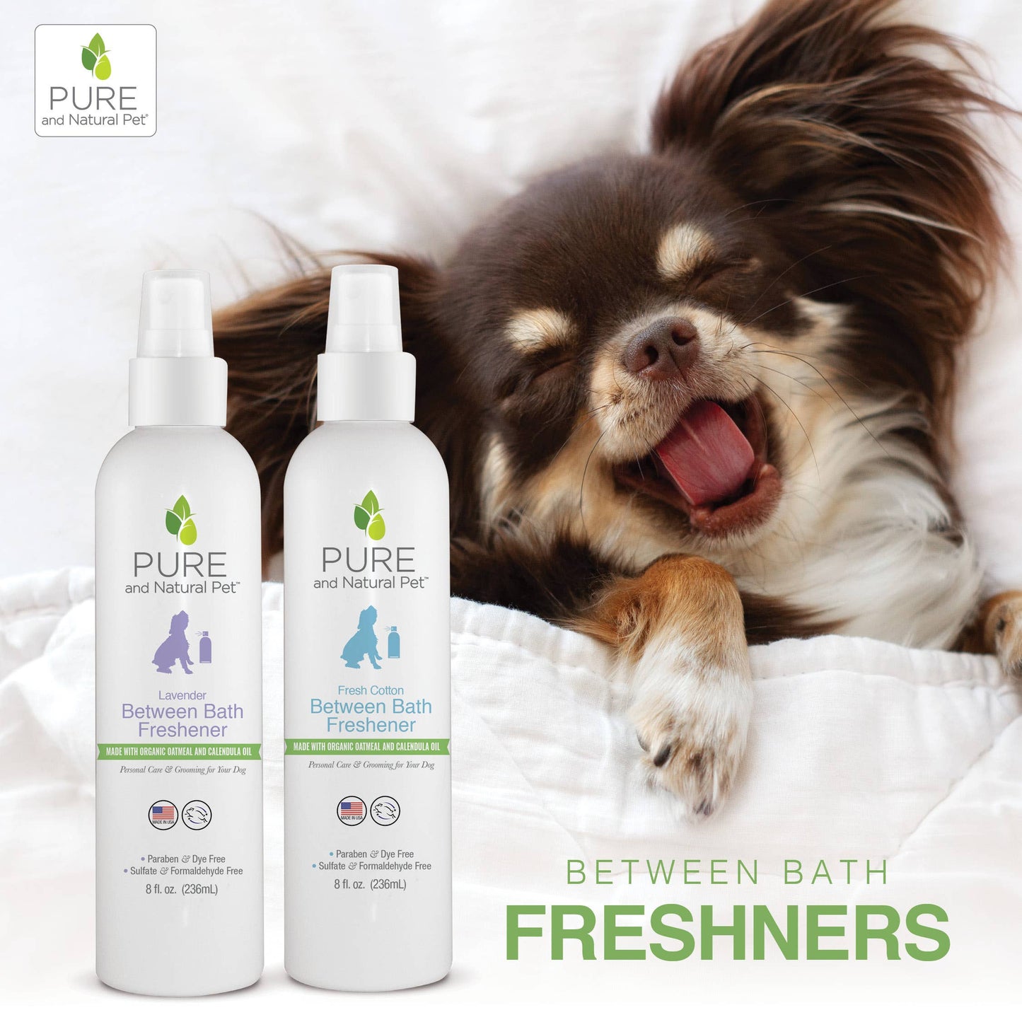 Pure and Natural Pet - Between Bath Freshener fo Dogs - Lavender