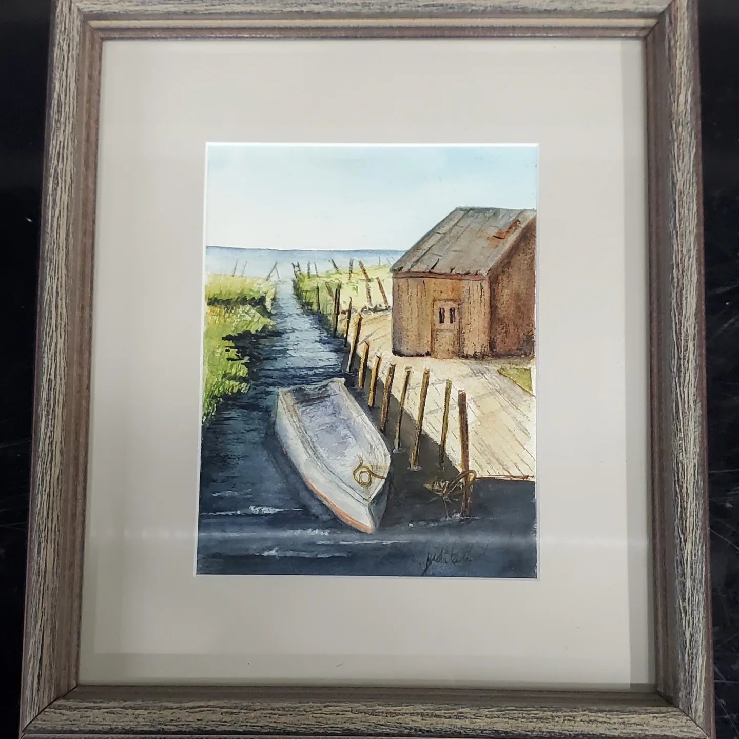 At the Boat House by Judi Talbert