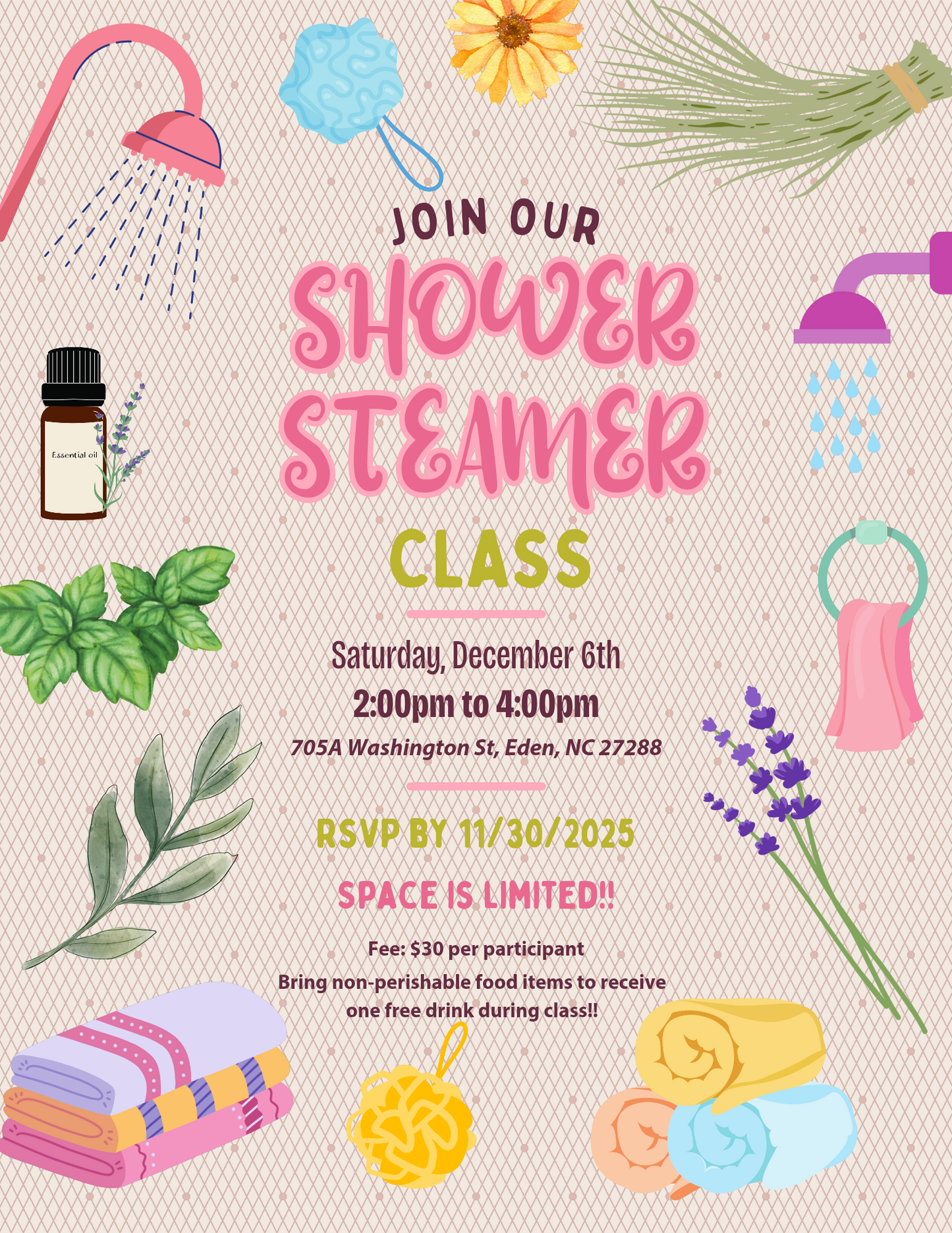 Shower Steamer Class