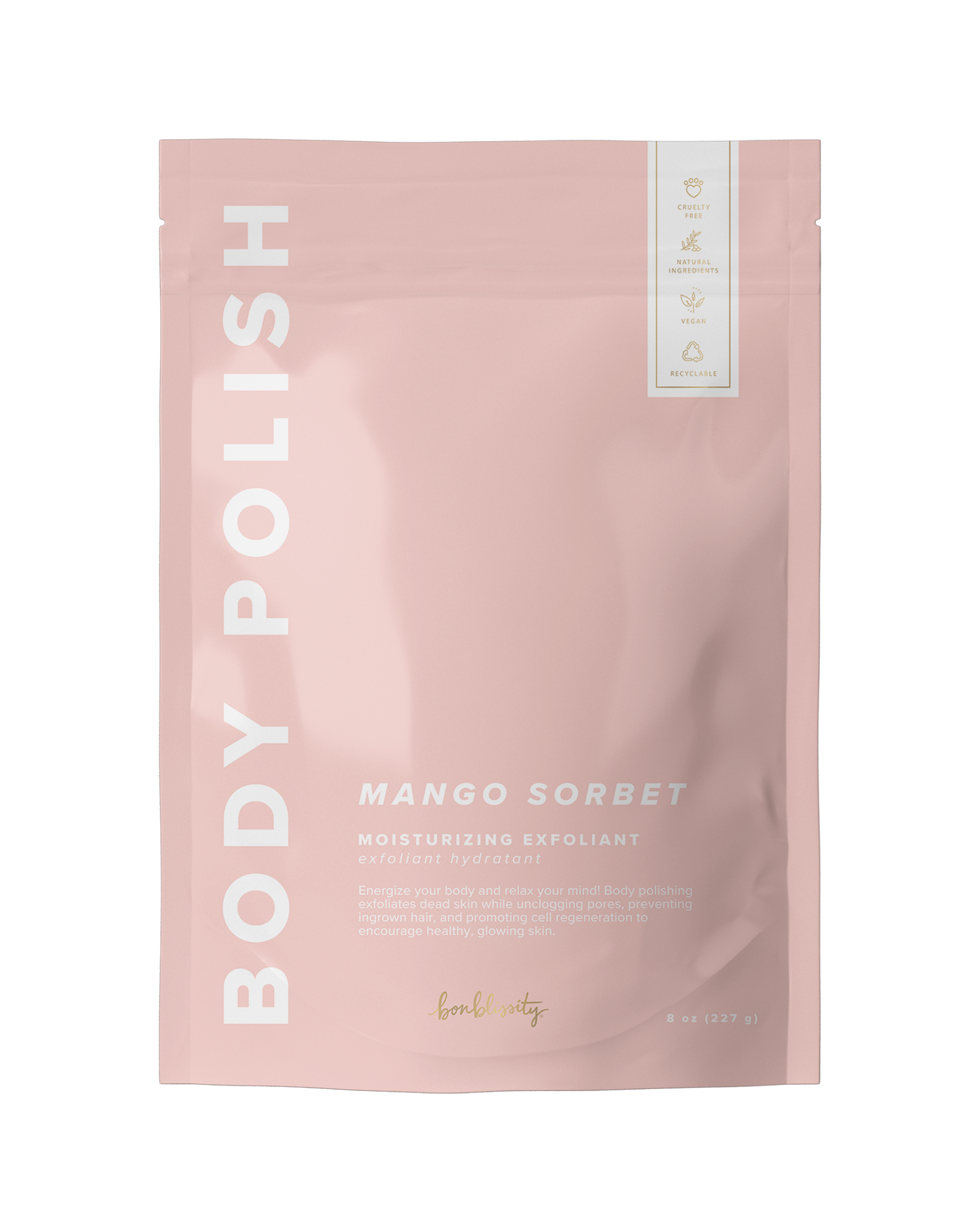 Bonblissity - Body Polish Body Scrub - Mango Sorbet (MSRP $24)