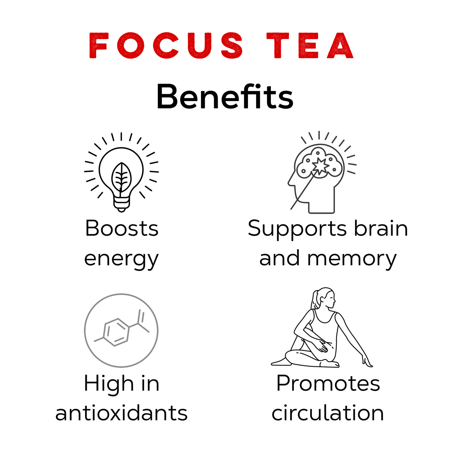 Loose Leaf Tea Market - Focus Tea For Brain and Memory