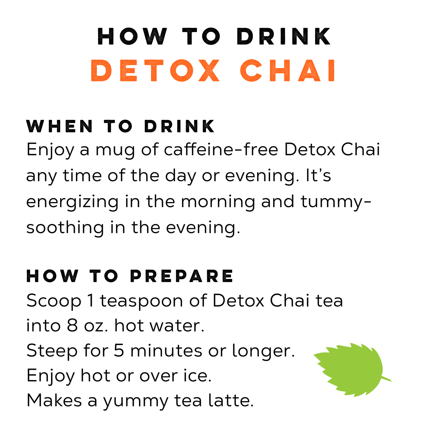 Loose Leaf Tea Market - Detox Chai Tea