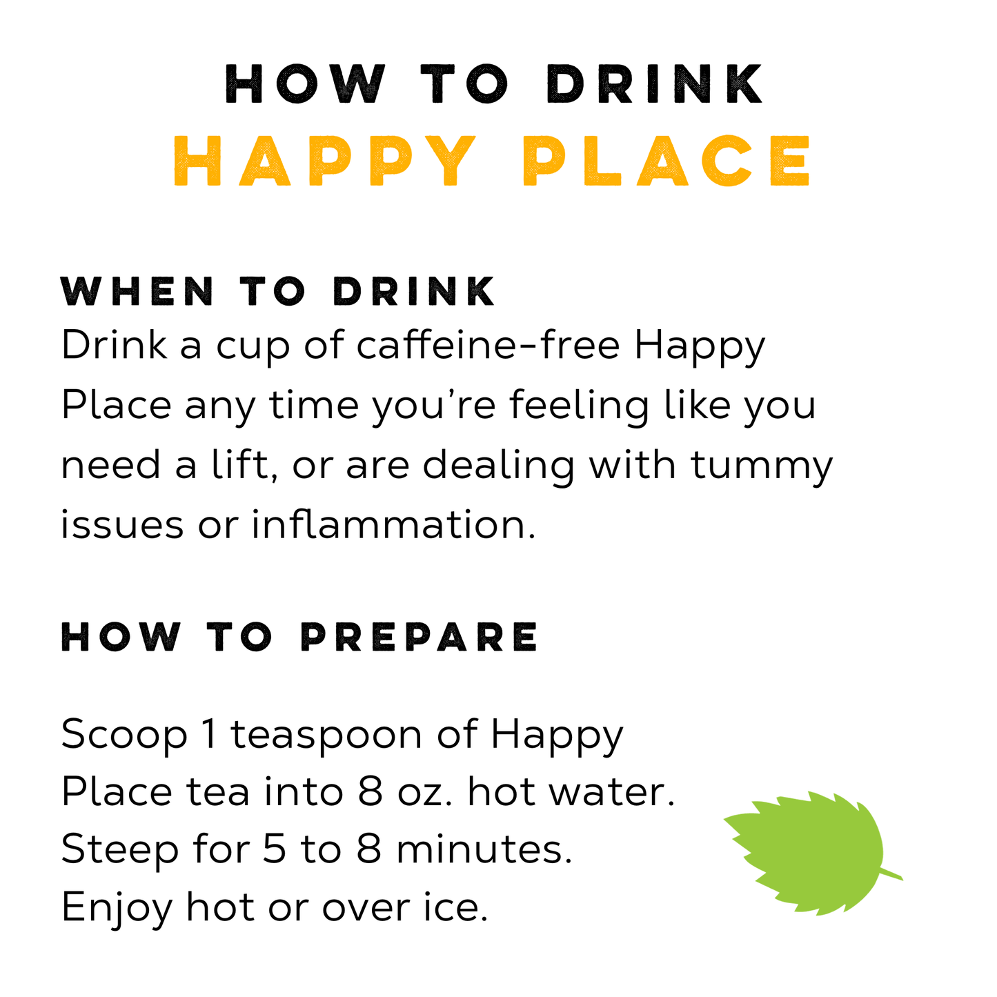 Loose Leaf Tea Market - Happy Place Tea