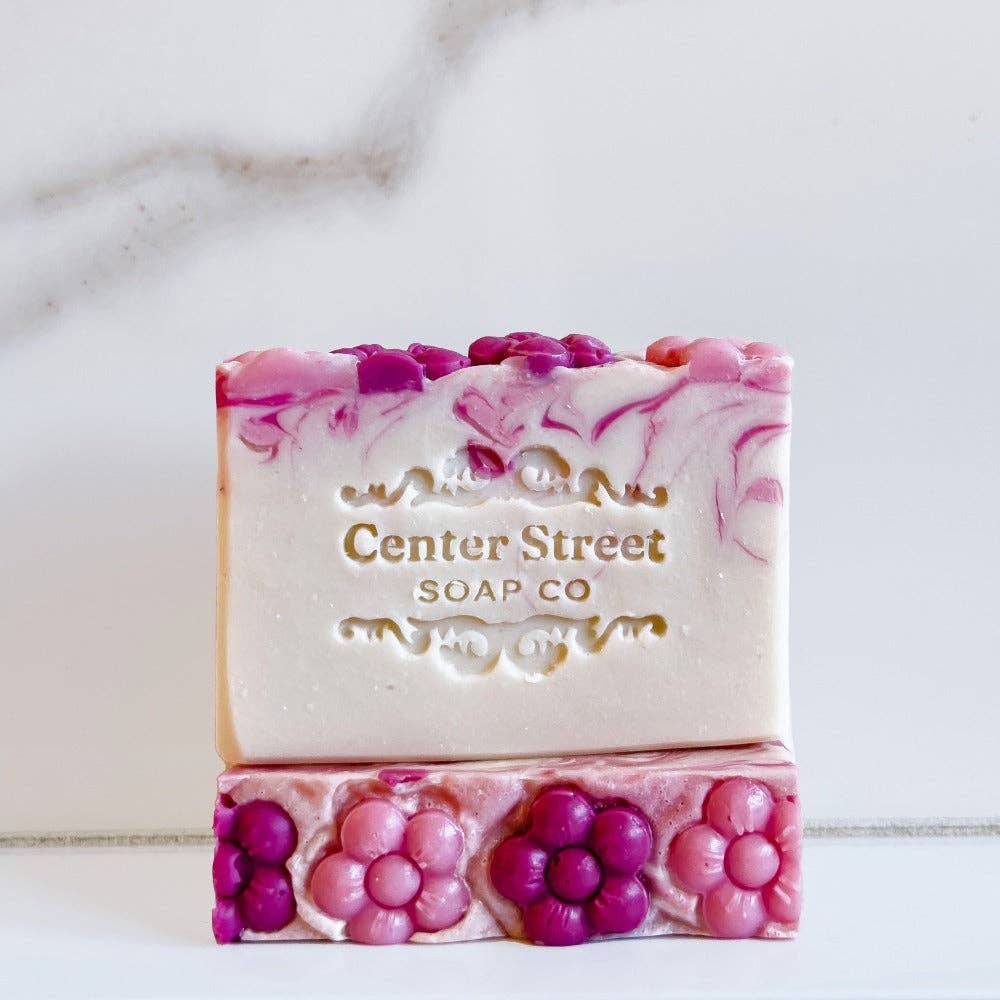 Center Street Soap Co - Cherry Blossom Spring Handmade Soap Bar - 4oz
