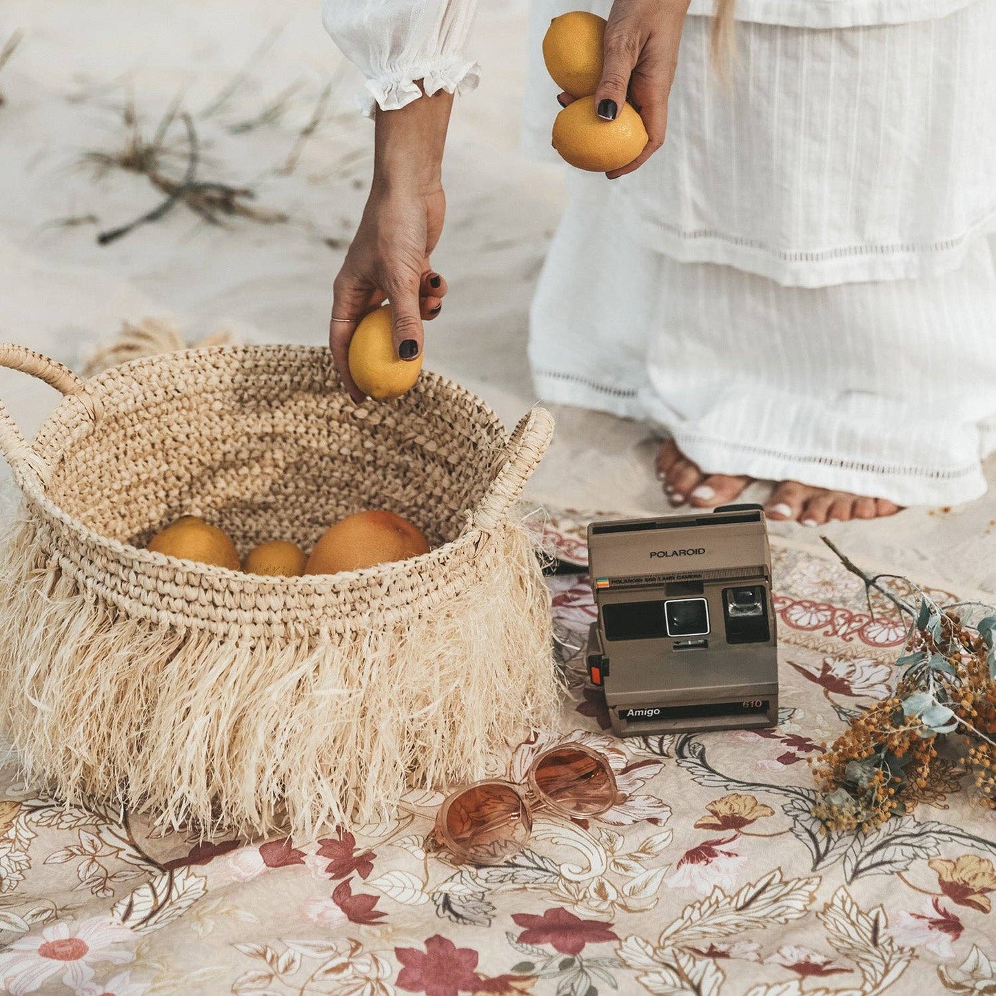 Wandering Folk - Forest Picnic Blanket - Pastel