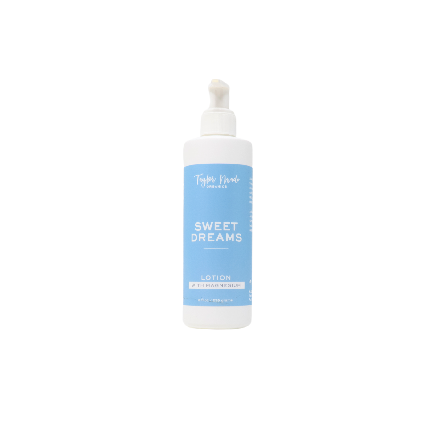 Taylor Made Organics - Sweet Dreams Organic Lotion + Magnesium: 8oz
