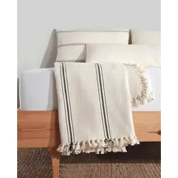 Minimalist 100% Cotton Throw Blankets & Bedspreads - Lavenders Blue Home and Body Boutique