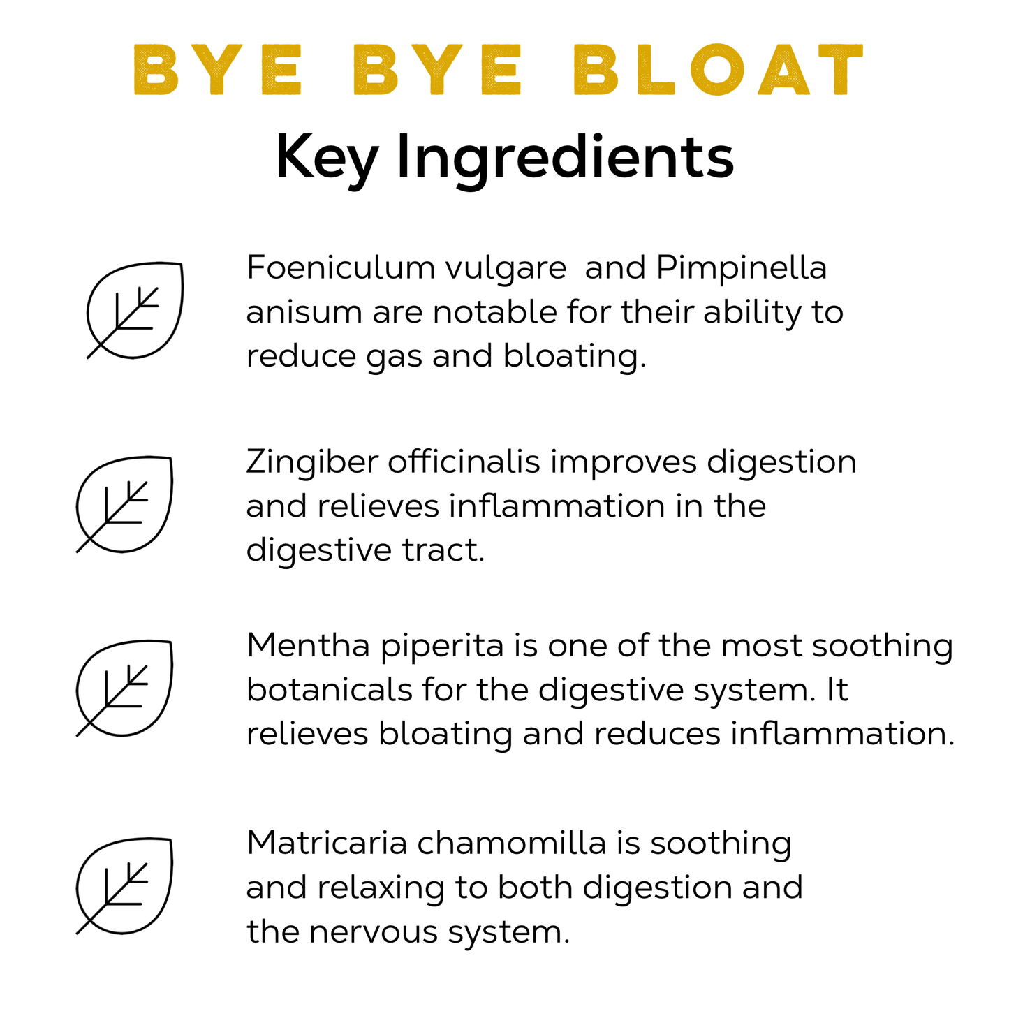 Loose Leaf Tea Market - Bye Bye Bloat Tea