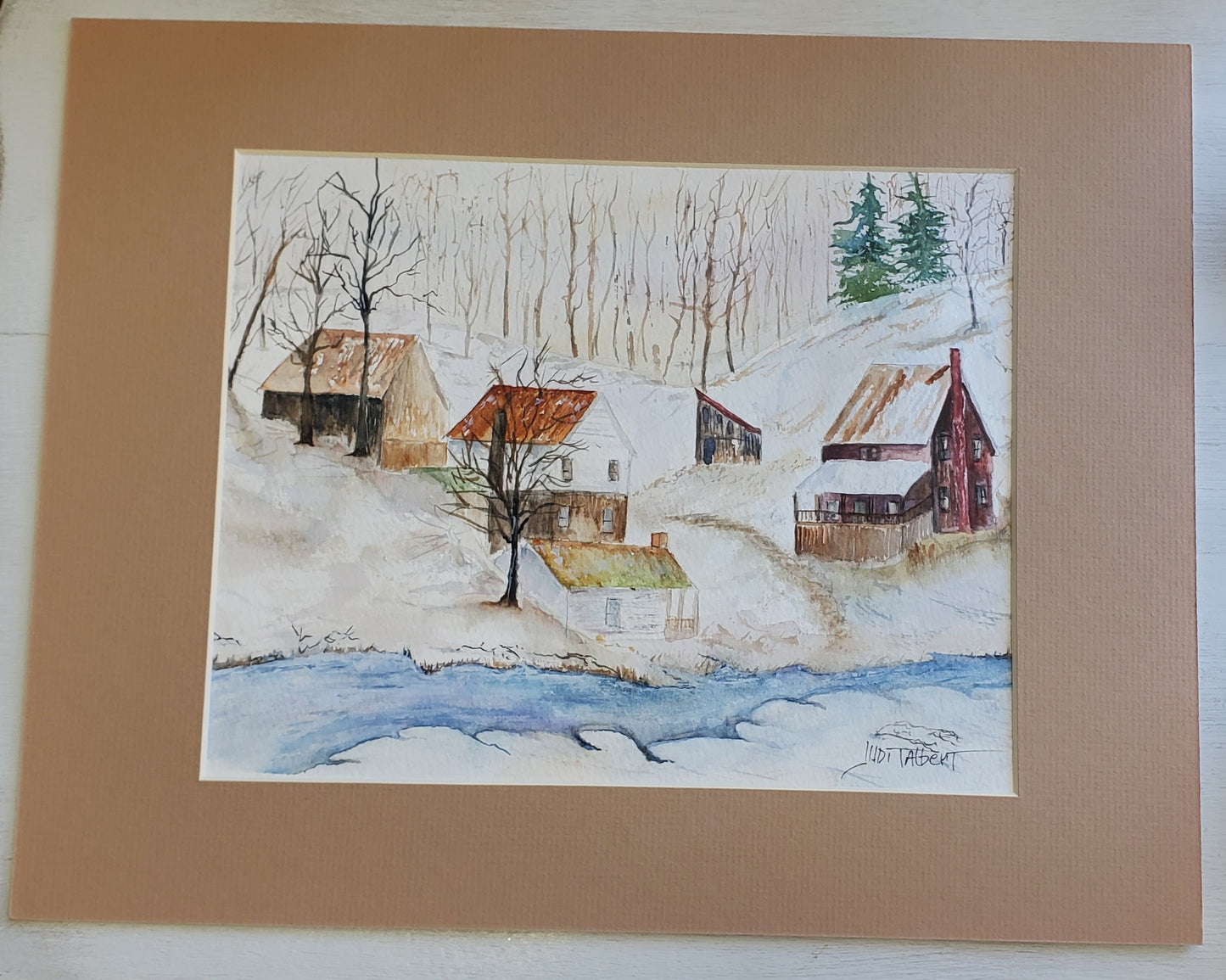 Old Railroad Town by Judi Talbert