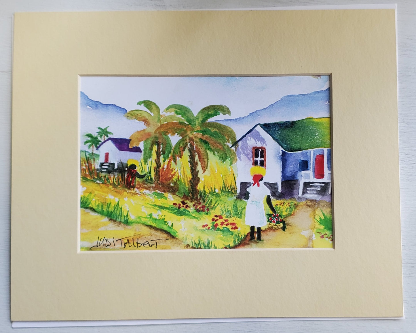 Island Living by Judi Talbert Print
