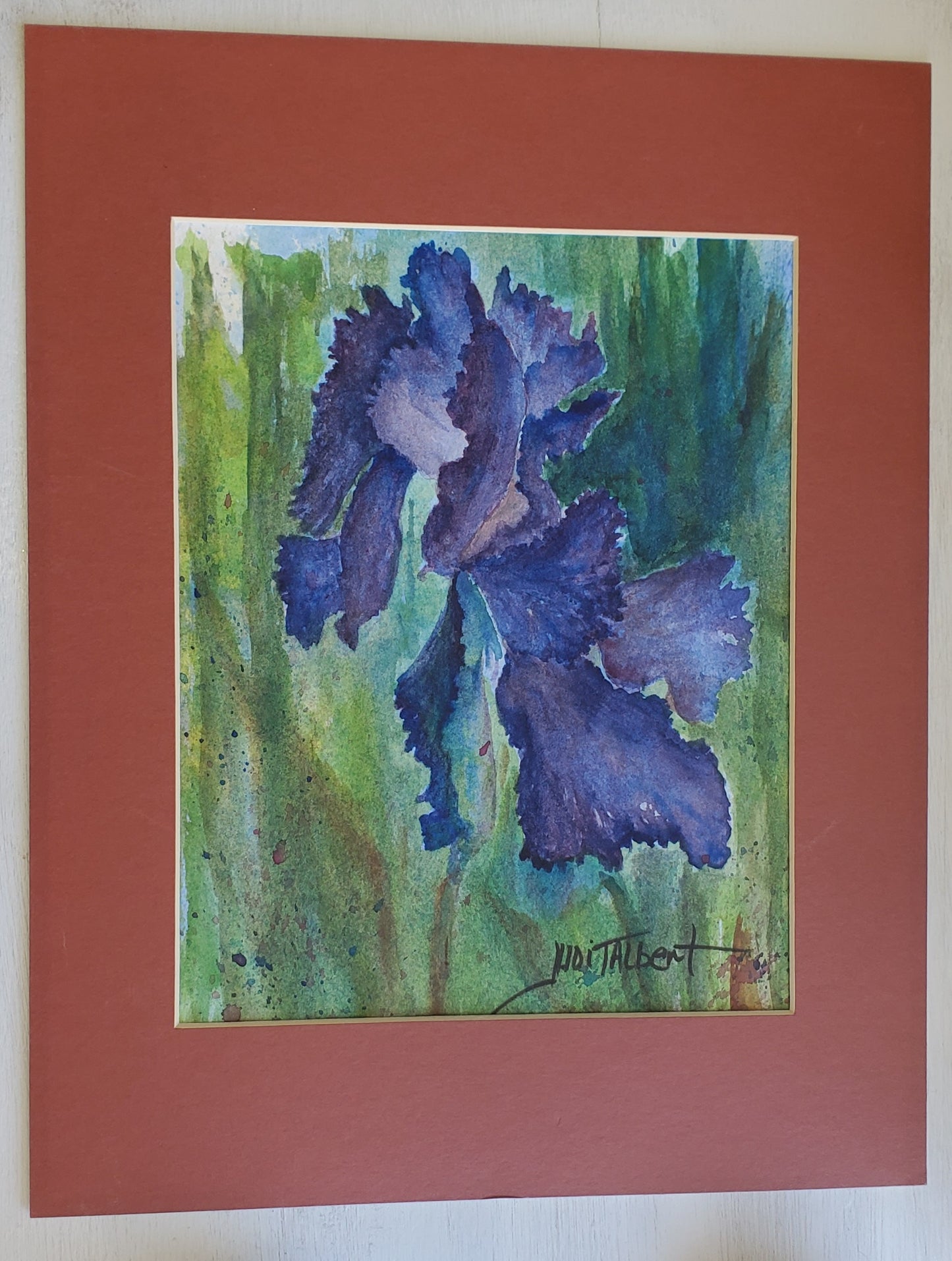 Blue Iris by Judi Talbert