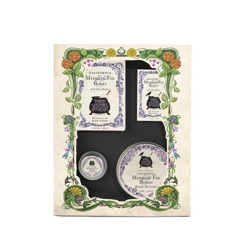 Three Sisters Apothecary - Boxed Gift Set Fig & Honey - Lavenders Blue Home and Body Boutique