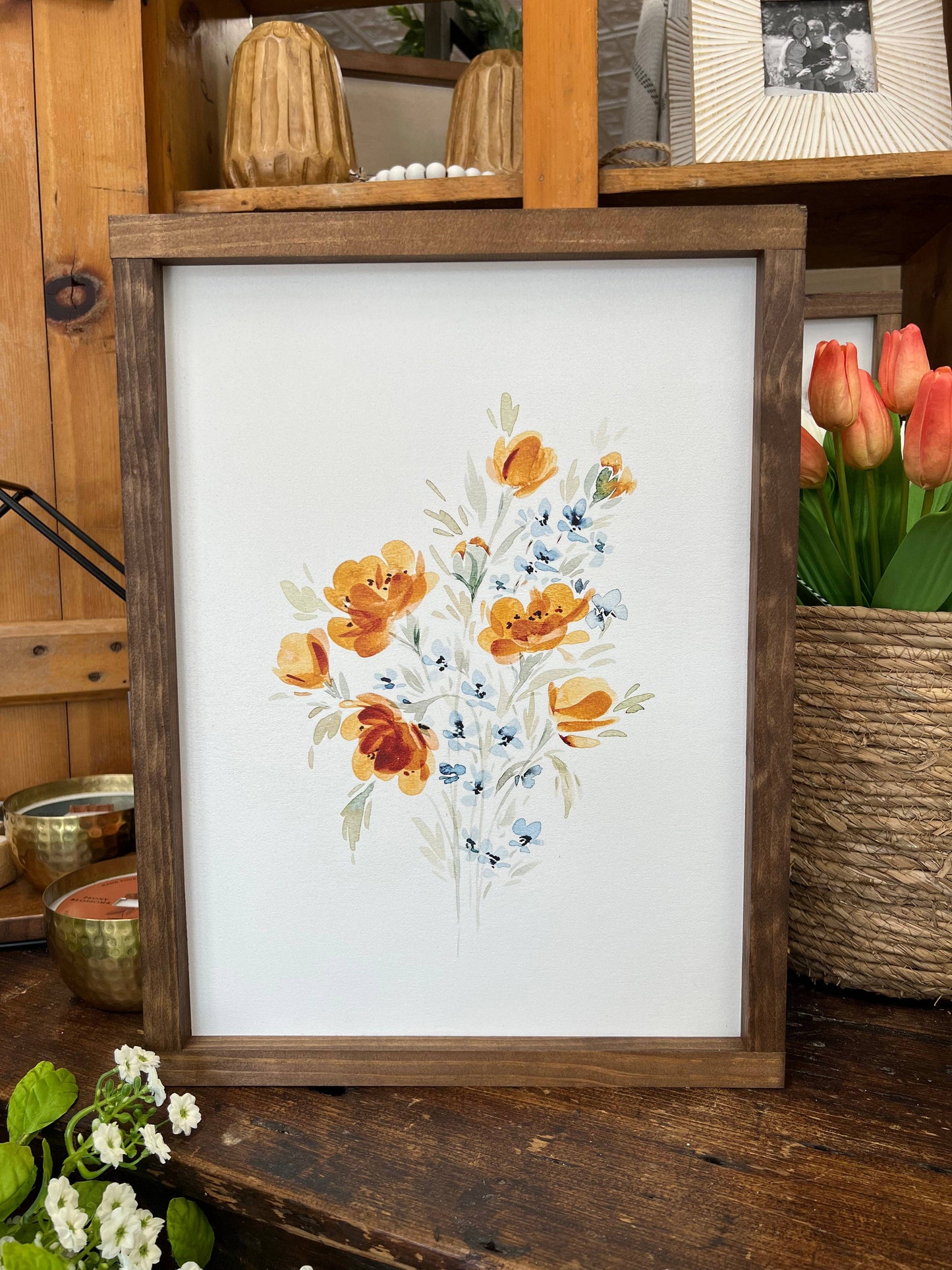 Loose Orange Bouquet