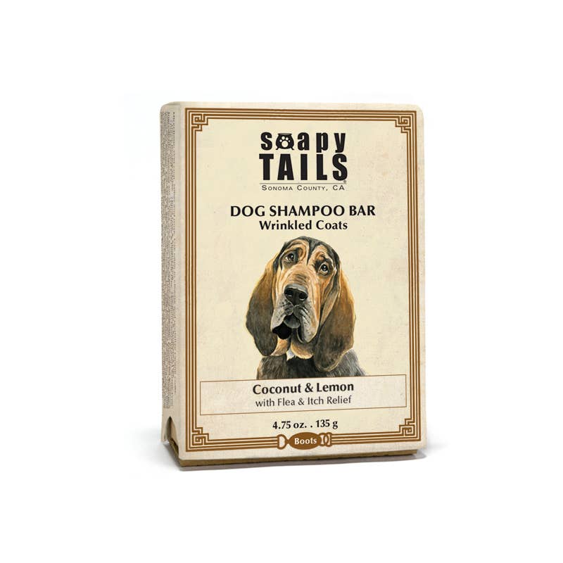 Dog Shampoo Bar Coconut & Lemon - Wrinkled Coats