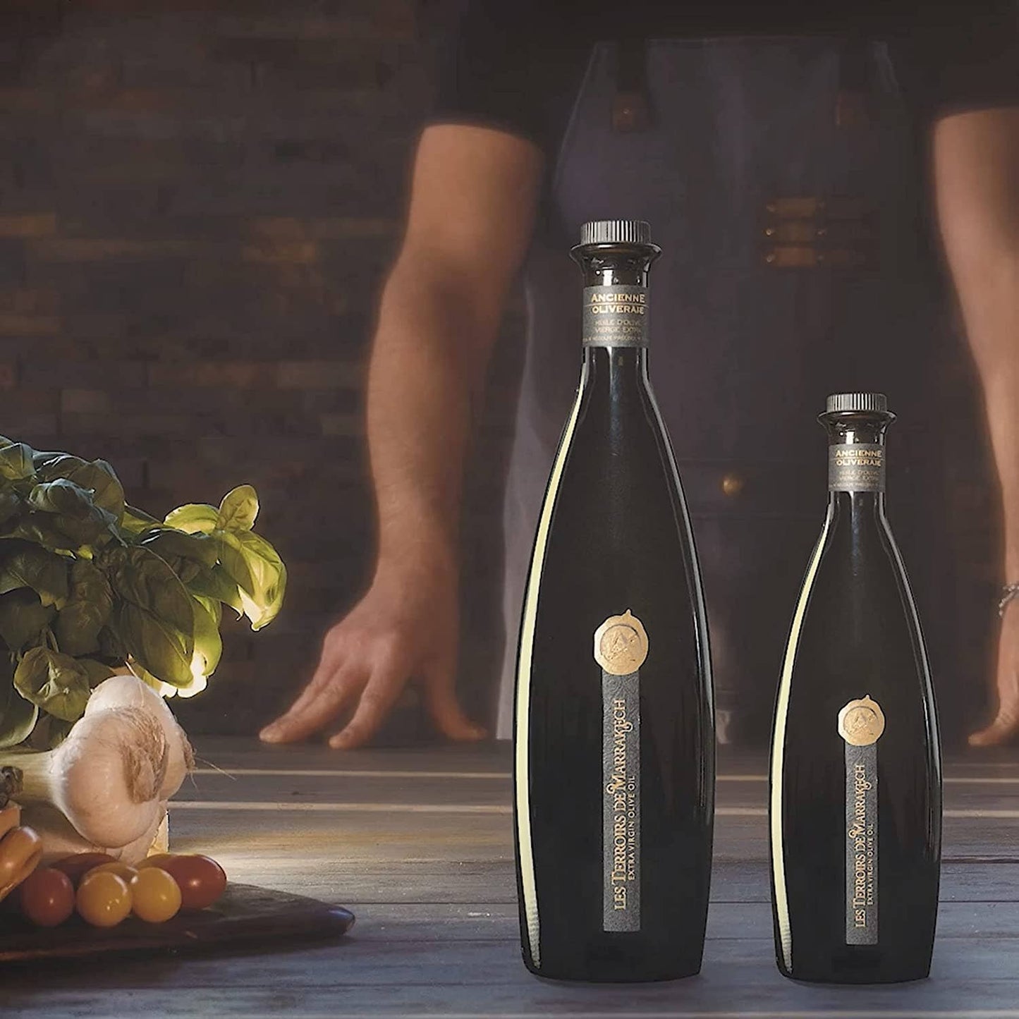 LES TERROIRS DE MARRAKECH Organic Extra Virgin Olive Oil: GLASS BOTTLE OF 500ML