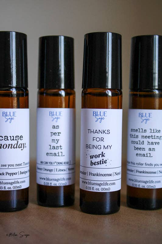 Blue Sage - Work Bestie Roll On | Essential Oil Aromatherapy Roller