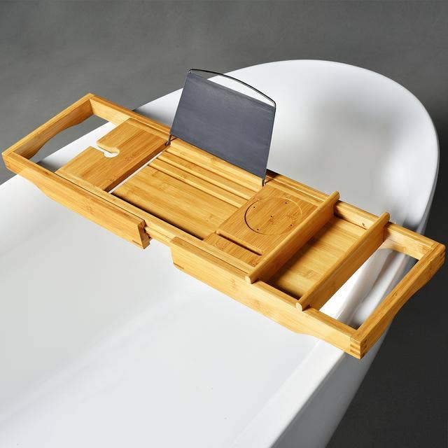 Bamboo Deluxe Bath Caddy