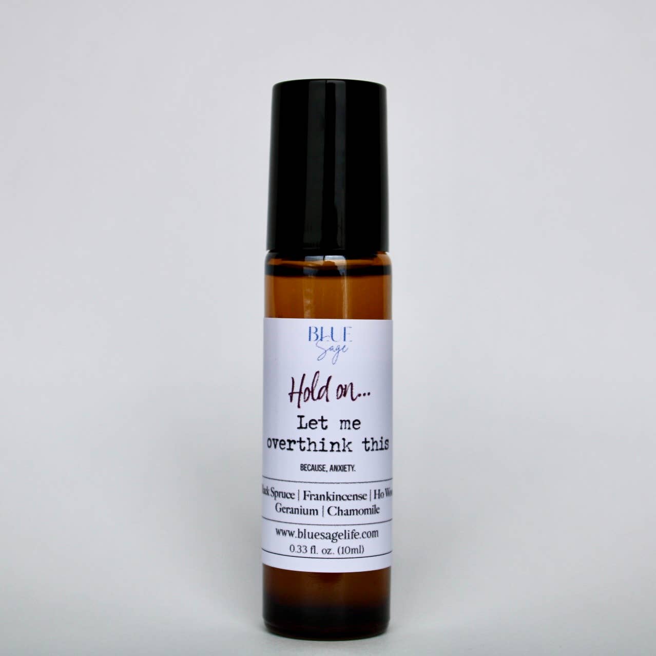 Blue Sage - Hold On, Let Me Overthink This… Essential Oil Roller - Lavenders Blue Home and Body Boutique 