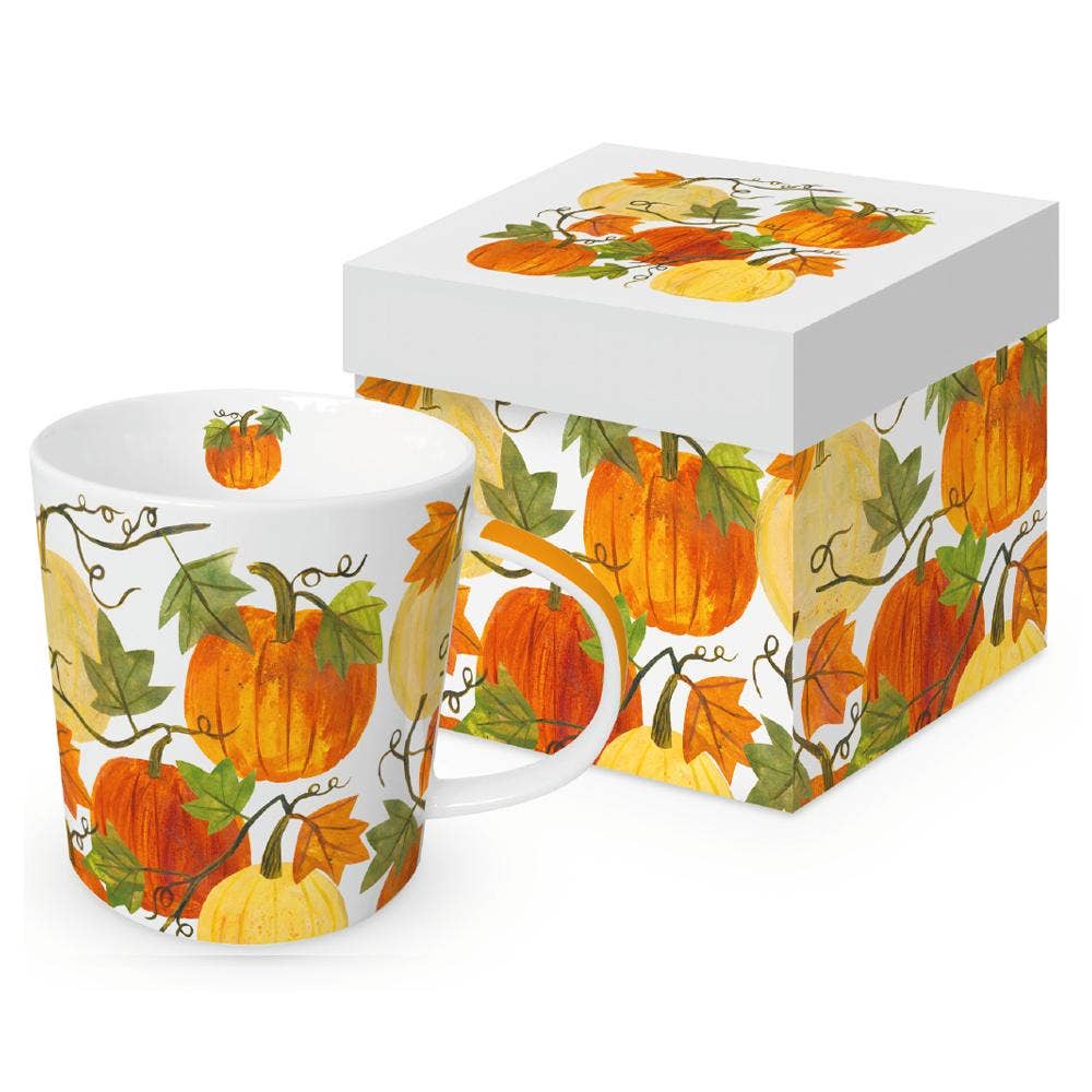 Paperproducts Design • Ambiente - MUG IN GIFT BOX- TRACEY'S PUMPKINS - Lavenders Blue Home and Body Boutique 
