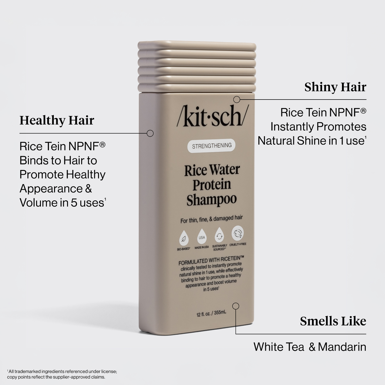KITSCH - Strengthening Rice Water Shampoo & Conditioner Combo - Lavenders Blue Home and Body Boutique 