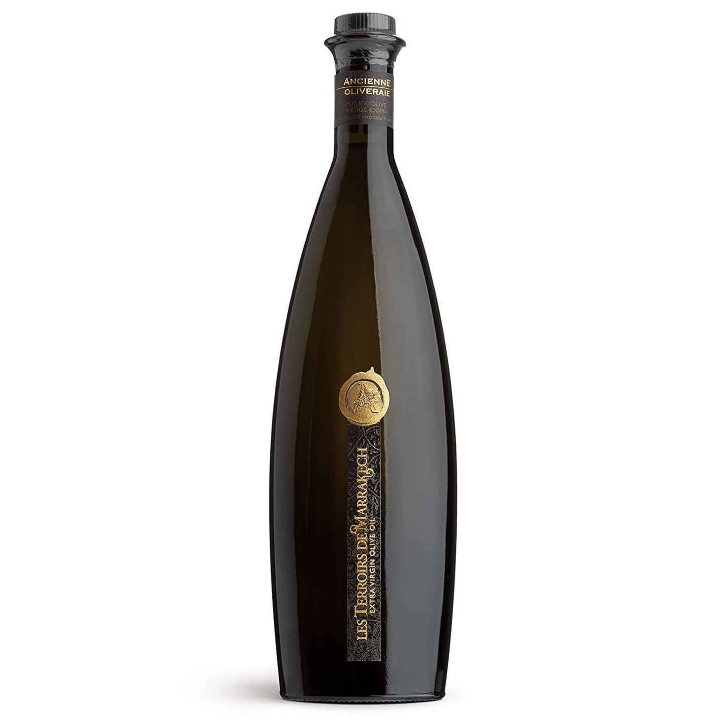 LES TERROIRS DE MARRAKECH Organic Extra Virgin Olive Oil: GLASS BOTTLE OF 500ML