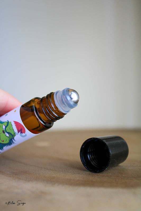 Grinch Essential Oil Roller | Holiday Hoo Be What-ee GIft - Lavenders Blue Home and Body Boutique 