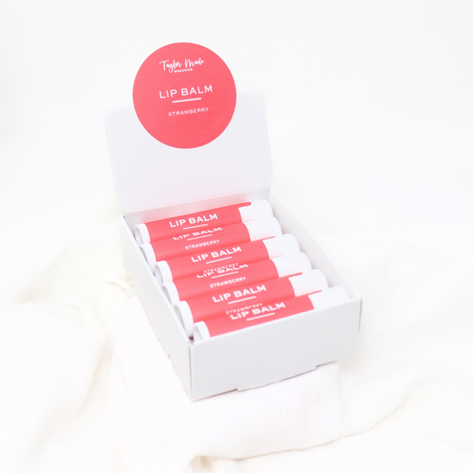 Taylor Made Organics - Lip Balms -organic: Strawberry