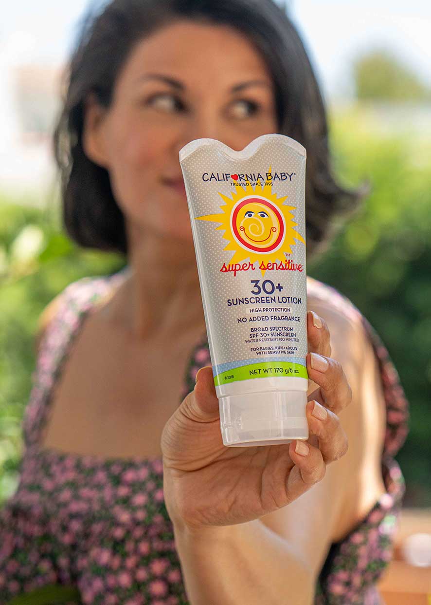 California Baby - (No Fragrance) Super Sensitive™ Broad Spectrum SPF 30+ Sunscreen: 1.8oz/51g - Lavenders Blue Home and Body Boutique 