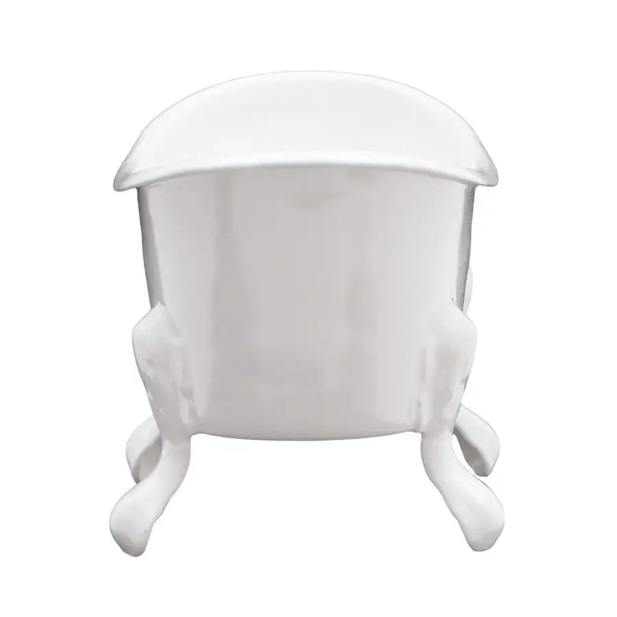 Foreside Home & Garden - Mini Bathtub Planter Soap Dish Off-White - Lavenders Blue Home and Body Boutique 