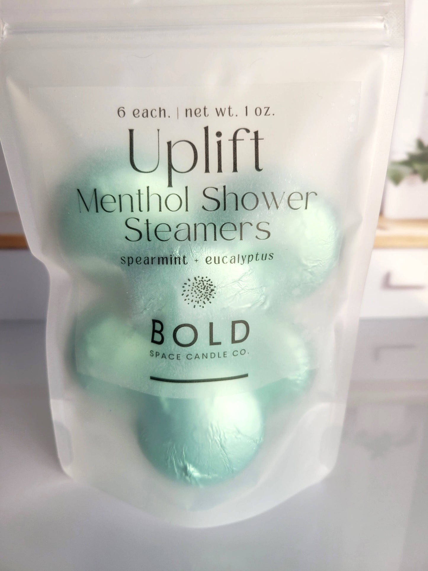 Bold Space Candle Co. - Uplift – Eucalyptus + Spearmint Menthol Steamers- 6 pack - Lavenders Blue Home and Body Boutique 
