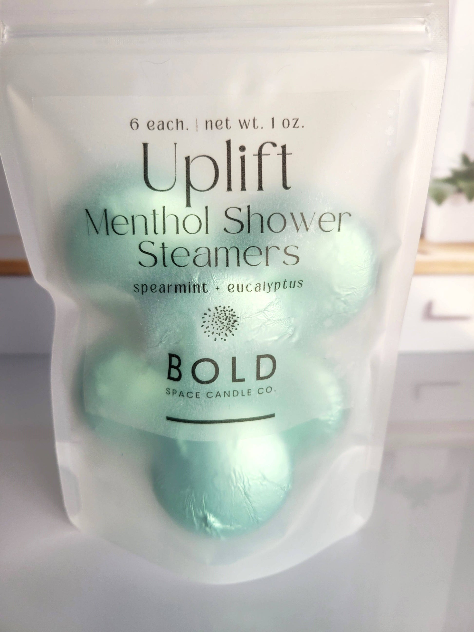 Bold Space Candle Co. - Uplift – Eucalyptus + Spearmint Menthol Steamers- 6 pack - Lavenders Blue Home and Body Boutique 