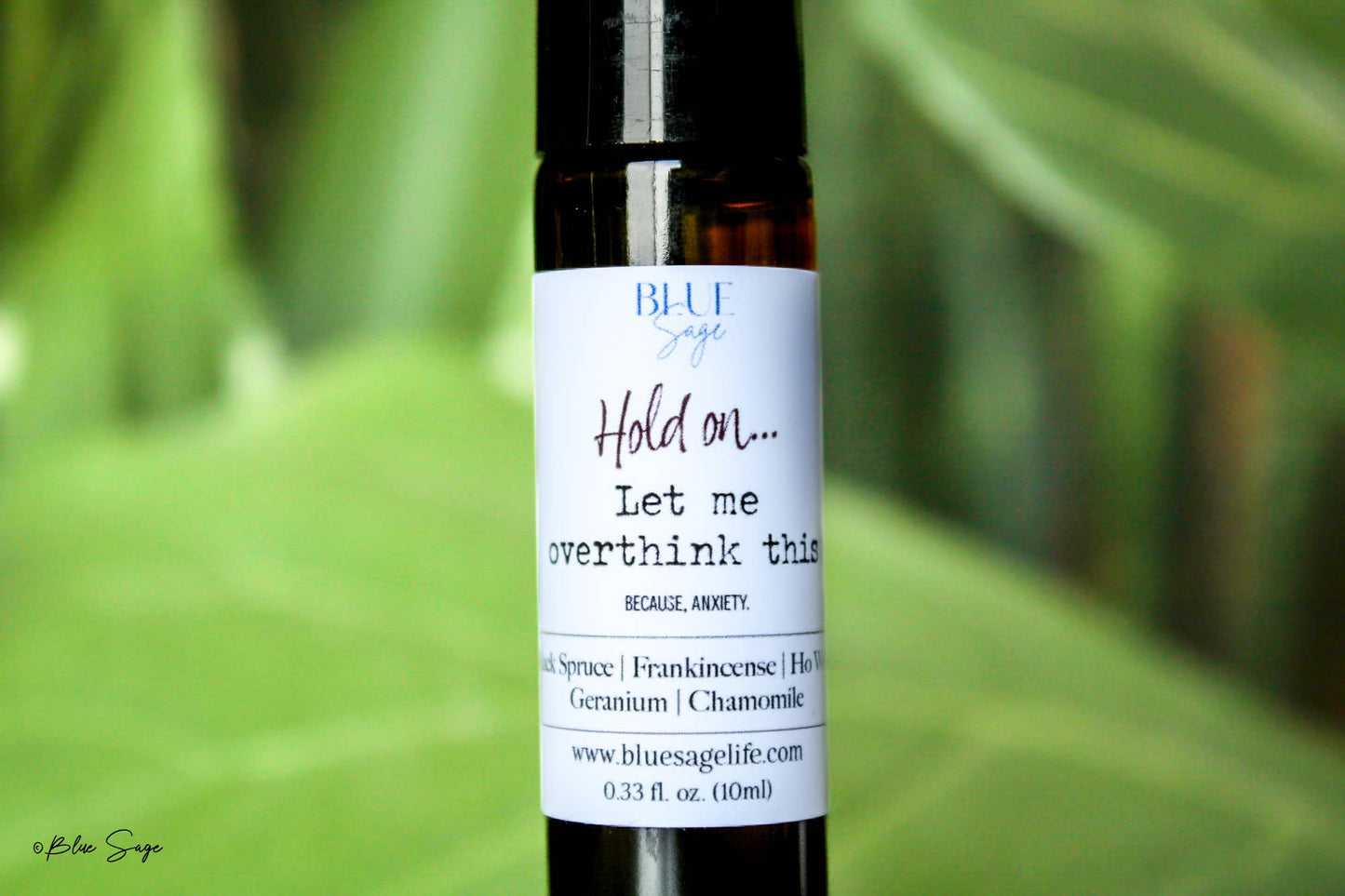Blue Sage - Hold On, Let Me Overthink This… Essential Oil Roller - Lavenders Blue Home and Body Boutique 