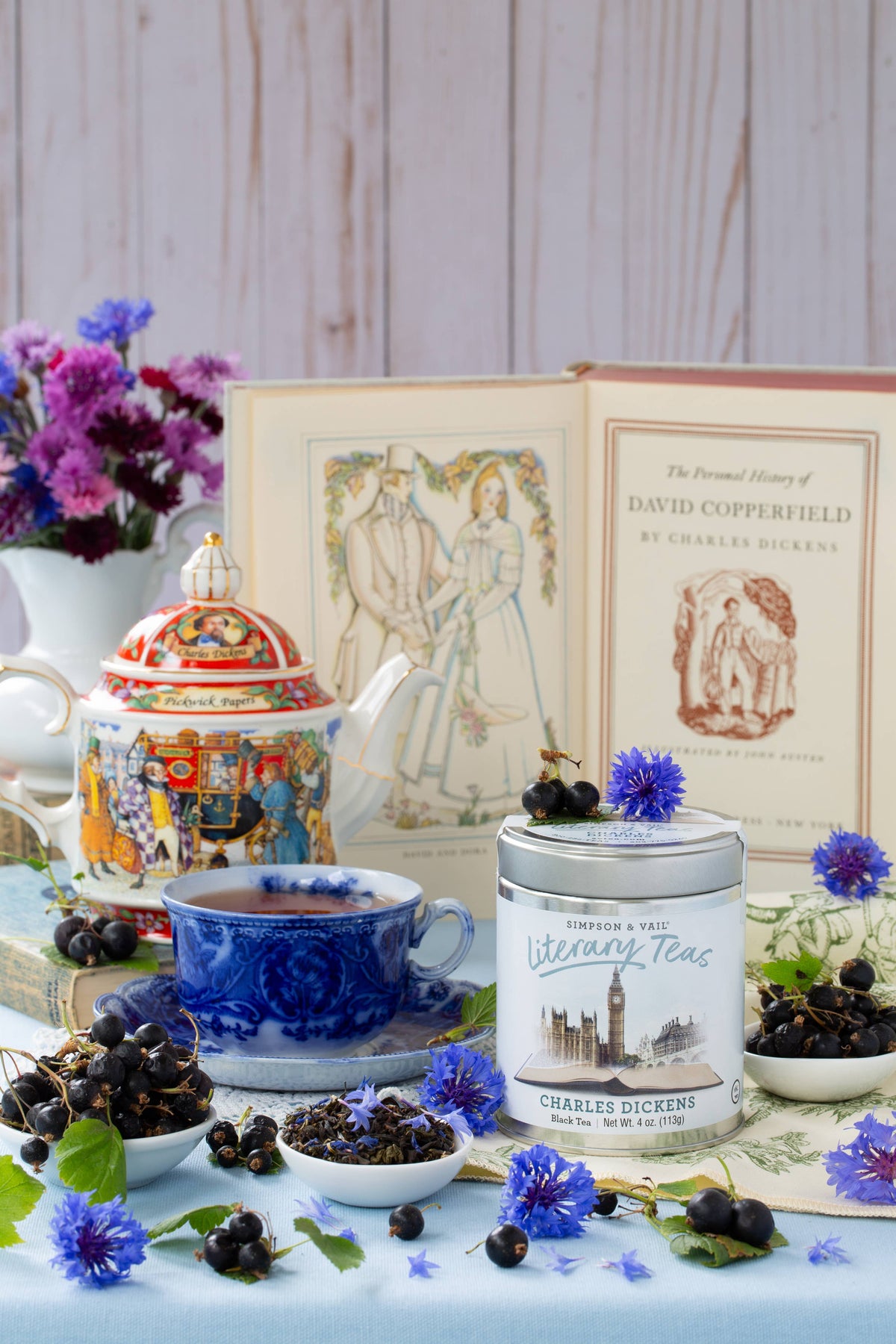 Simpson & Vail - Charles Dickens’ Black Tea Blend - Lavenders Blue Home and Body Boutique 