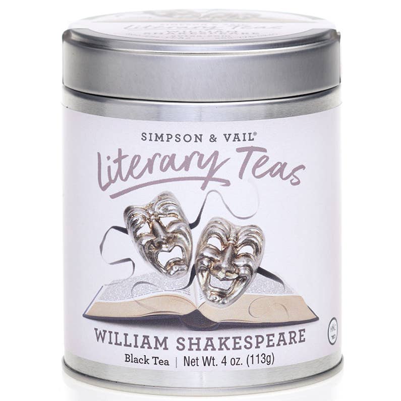 Simpson & Vail - William Shakespeare’s Black Tea Blend - 4 Ounce Tin - Lavenders Blue Home and Body Boutique 