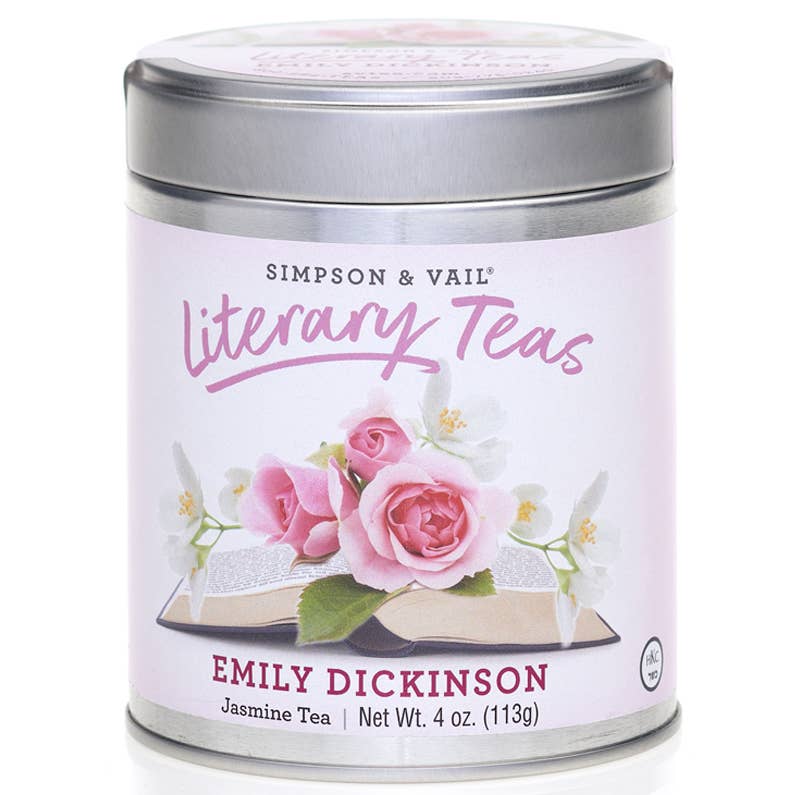 Simpson & Vail - Emily Dickinson’s Jasmine Tea Blend - 4 Ounce Tin - Lavenders Blue Home and Body Boutique 