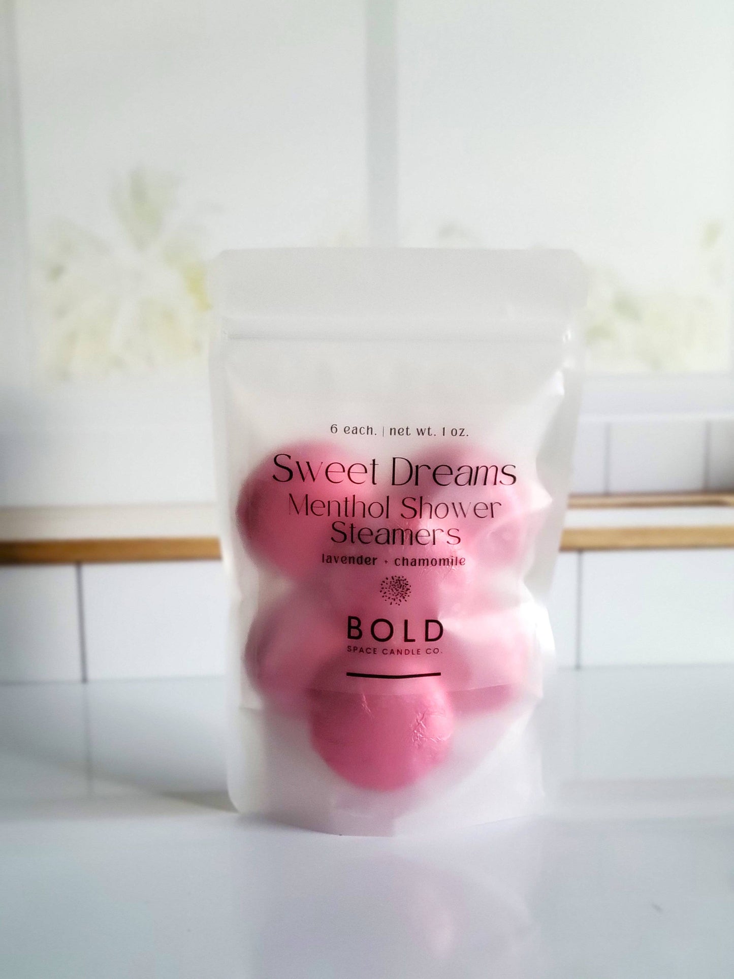 Bold Space Candle Co. - Sweet Dreams- Chamomile + Lavender Menthol Steamers 6 pack - Lavenders Blue Home and Body Boutique 