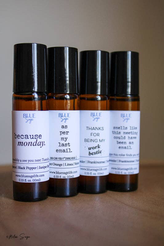 Blue Sage - Work Bestie Roll On | Essential Oil Aromatherapy Roller