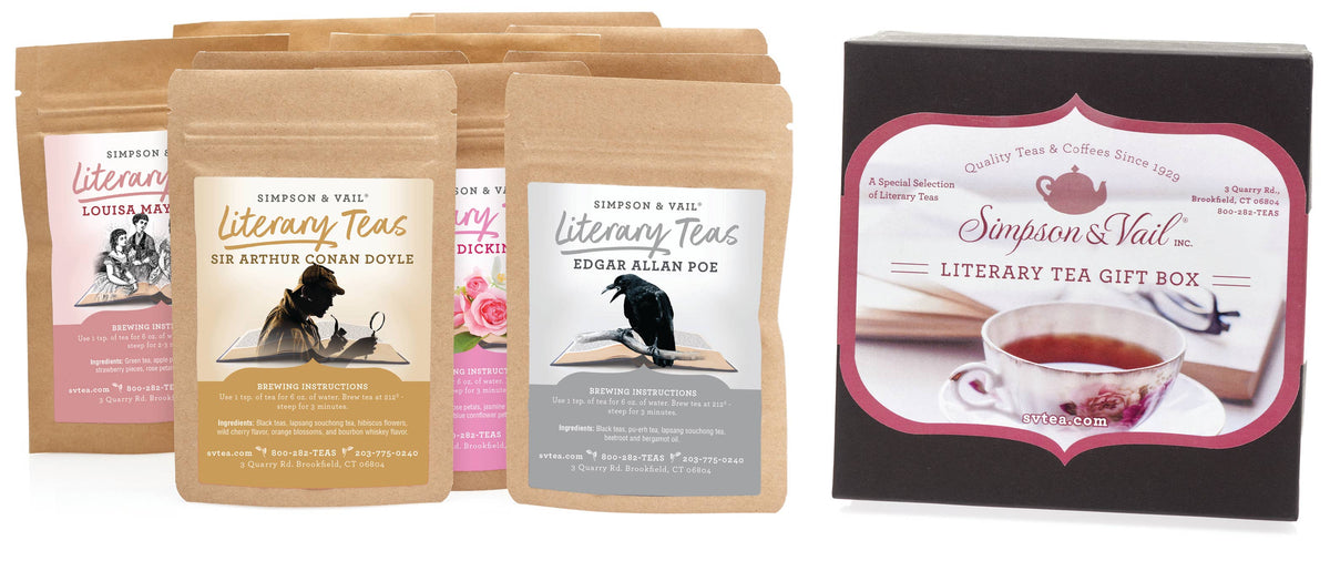 Simpson & Vail - Literary Tea Gift Sampler Box - 10 Packets - Lavenders Blue Home and Body Boutique 