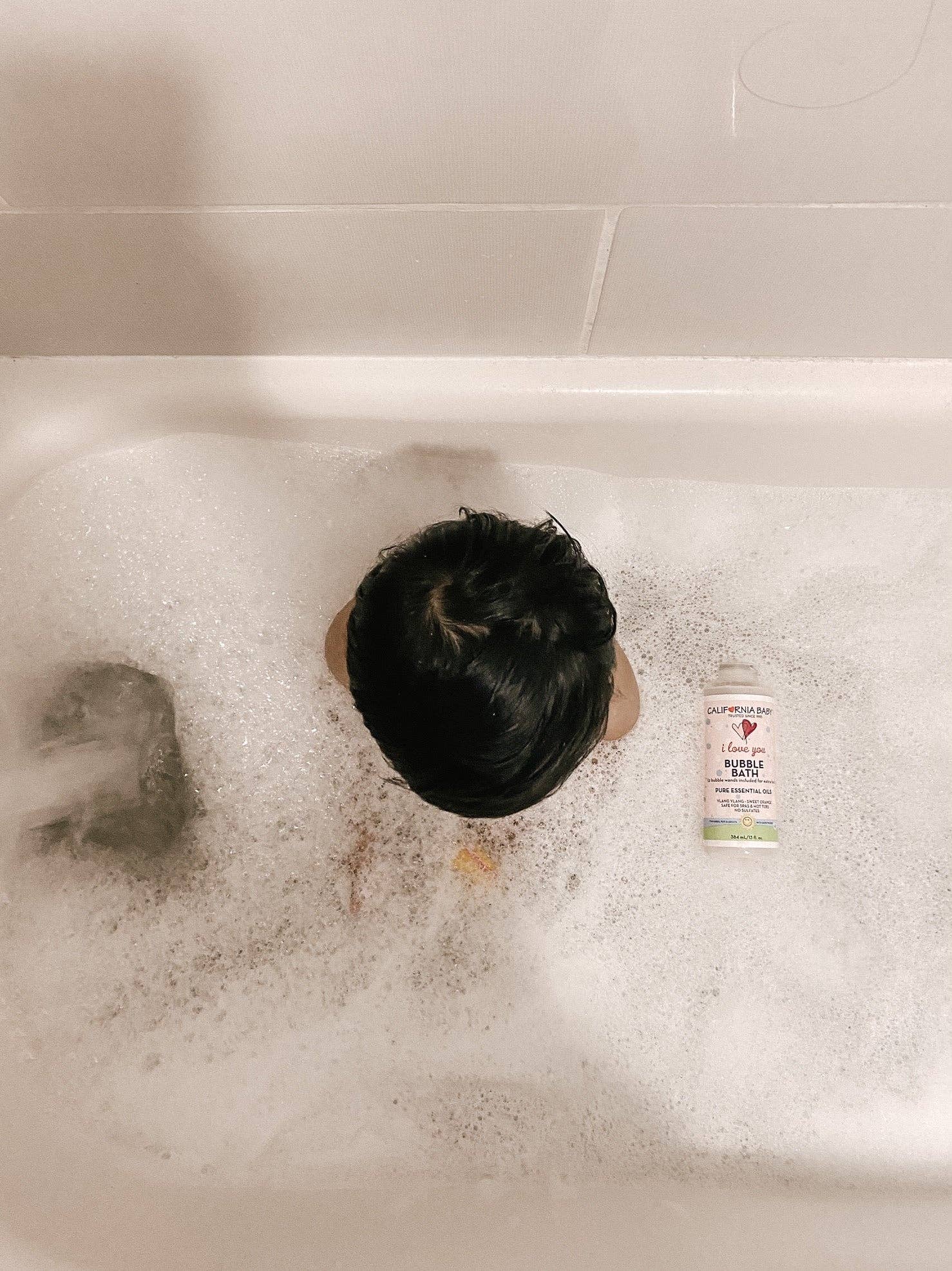 California Baby - I Love You™ Bubble Bath: 13oz/384mL - Lavenders Blue Home and Body Boutique 