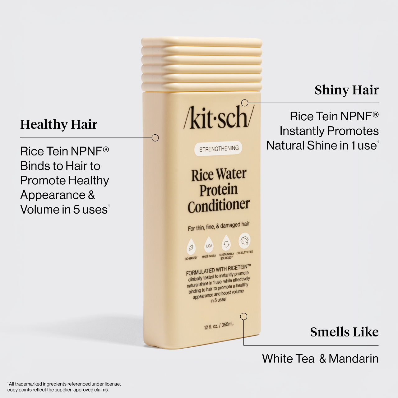 KITSCH - Strengthening Rice Water Shampoo & Conditioner Combo - Lavenders Blue Home and Body Boutique 